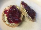Bramble Jelly on bread with butter.JPG