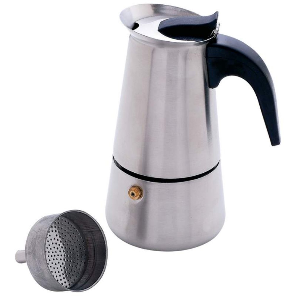 Bialetti Venus moka pot stainless steel percolator 1 cup Italy 2000 -  Vintage Man Stuff